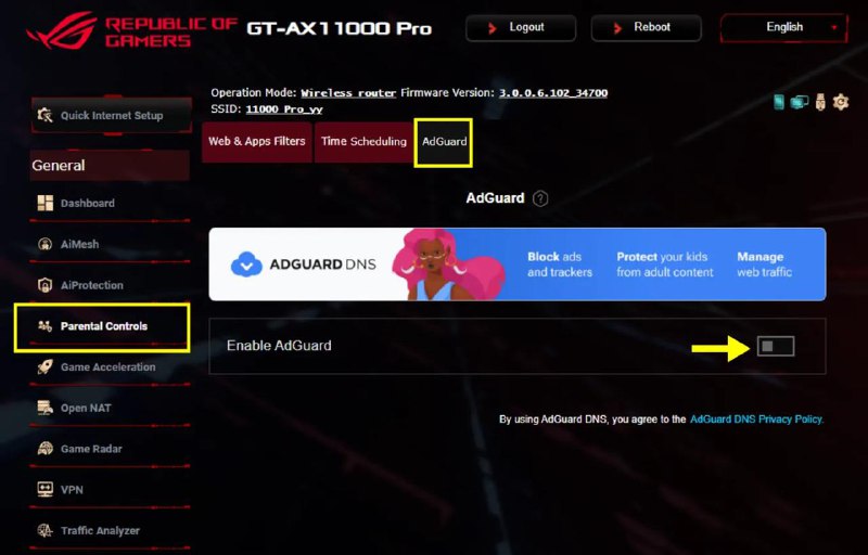 AdGuard DNS 现已预装在所有 ASUS Wi-Fi 7 路由器上ASUS 已将 AdGuard DNS 融合为所有 Wi-Fi 7 路由器型号的内置功能